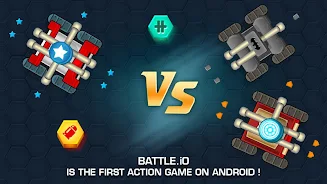 Battle.io Tank Battle Game স্ক্রিনশট 1