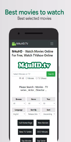 M4uHD - Movies and TV shows ဖန်သားပြင်ဓာတ်ပုံ 3