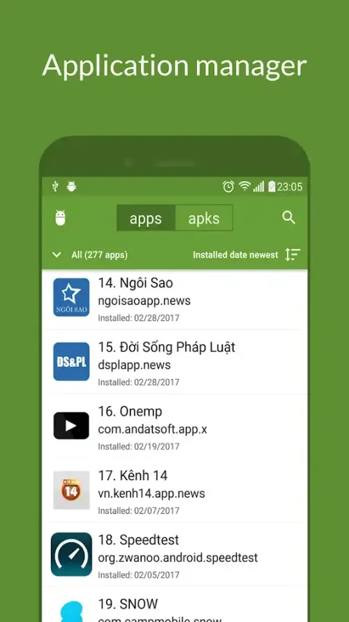 My APK экрана 1