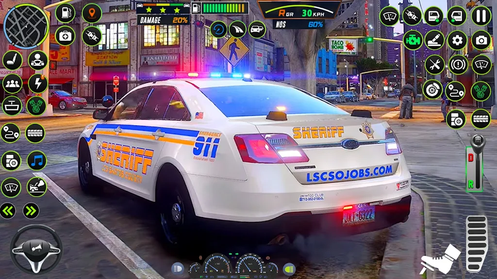 US Police Car Chase: Cop Games captura de pantalla 