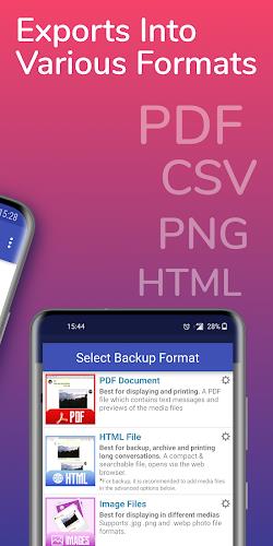 SMS Backup, Print & Restore экрана 3