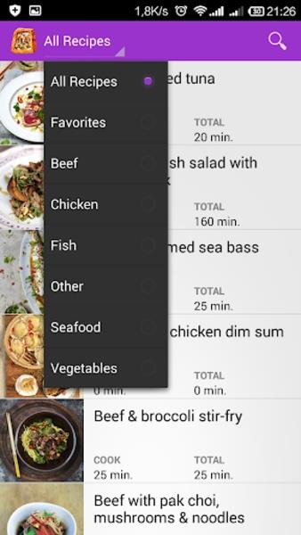 Screenshot Asian Recipes 4