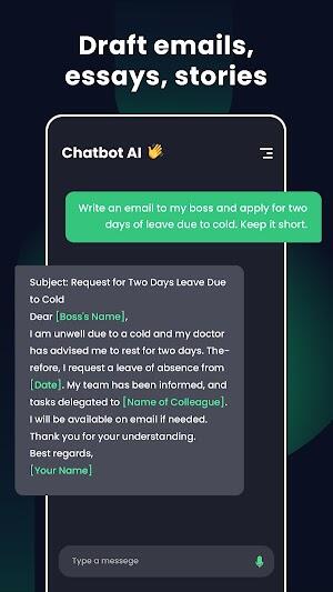 Chatbot AI ekran görüntüsü 3