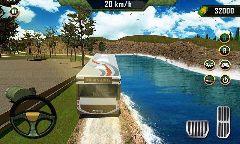 Army Bus Driving Simulator ekran görüntüsü 2