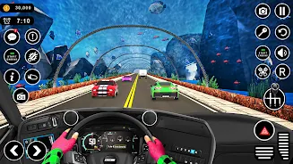 Highway Car Racing Offline ekran görüntüsü 3