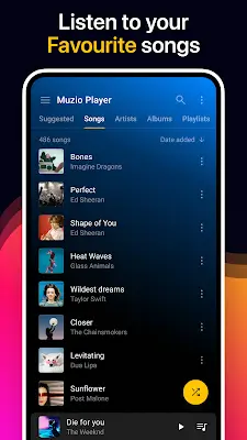 Muzio Player - Music Player - MP3 Player ဖန်သားပြင်ဓာတ်ပုံ 3