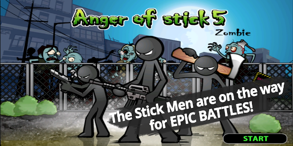 Anger of stick 5 : zombie Captura de tela 1