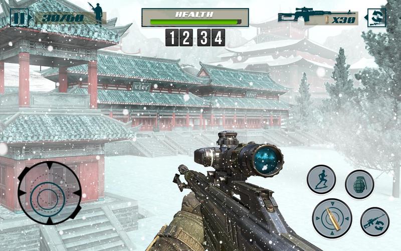 SWAT Sniper Fps Gun Games экрана 1