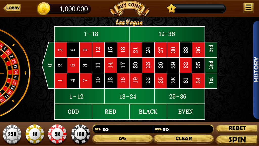 Roulette VIP Deluxe Bet Pro Screenshot 2