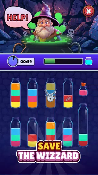 Magic Sort: Water Sort Puzzle экрана 3
