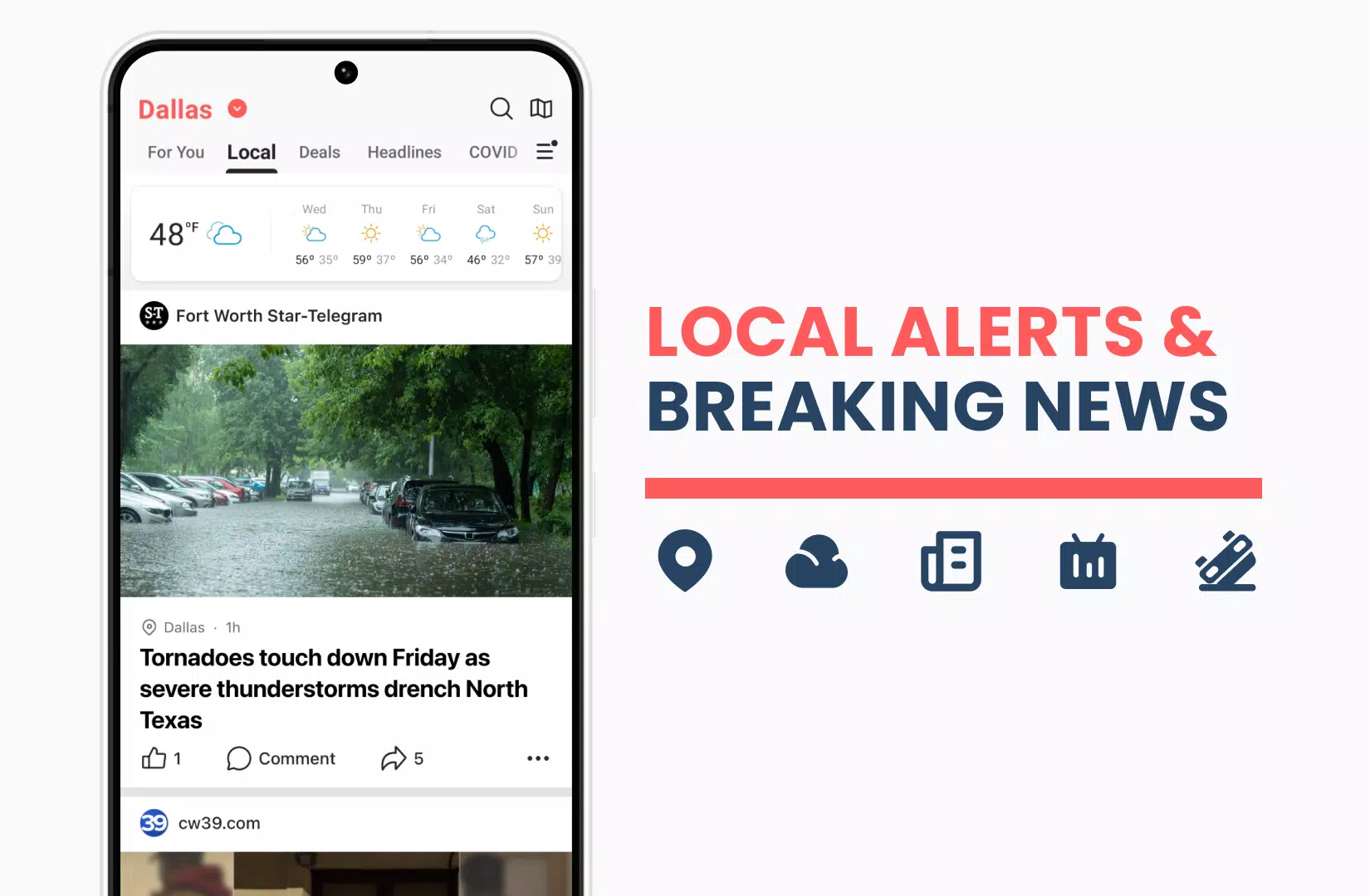 NewsBreak screenshot 1