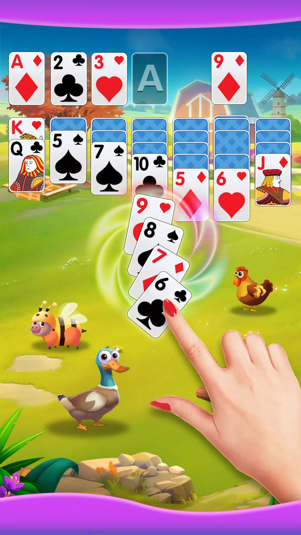 Solitaire Klondike Card Game ảnh chụp màn hình 1