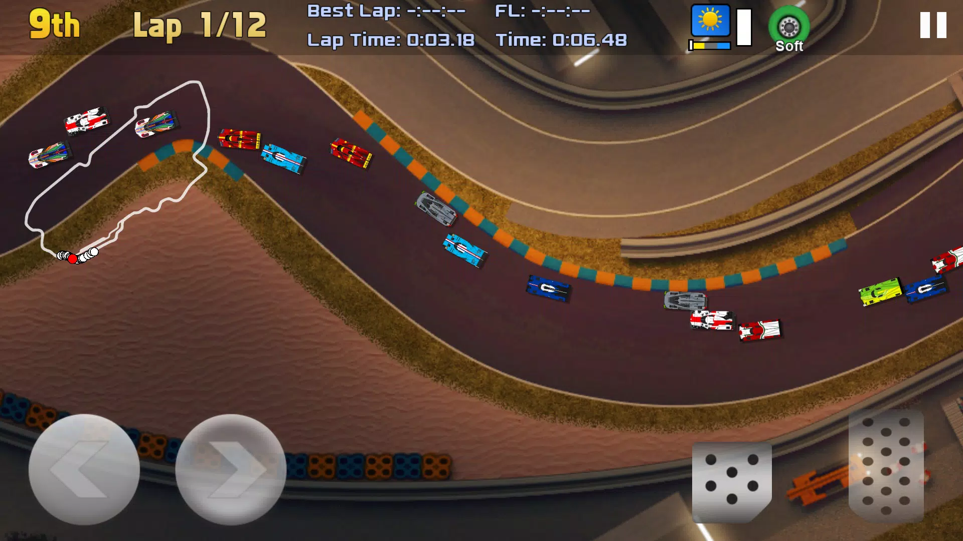 Ultimate Racing 2D 2! ảnh chụp màn hình 2