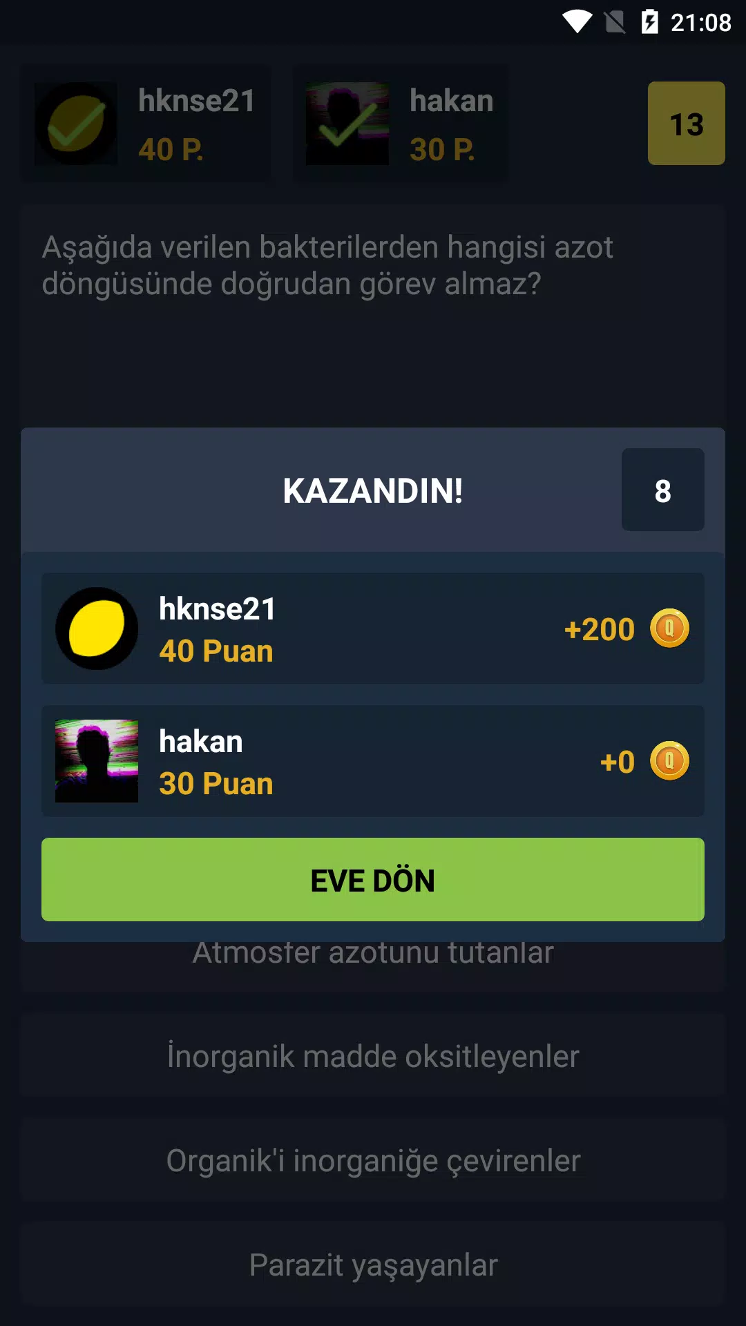 Biyoloji Quiz zrzut ekranu 3