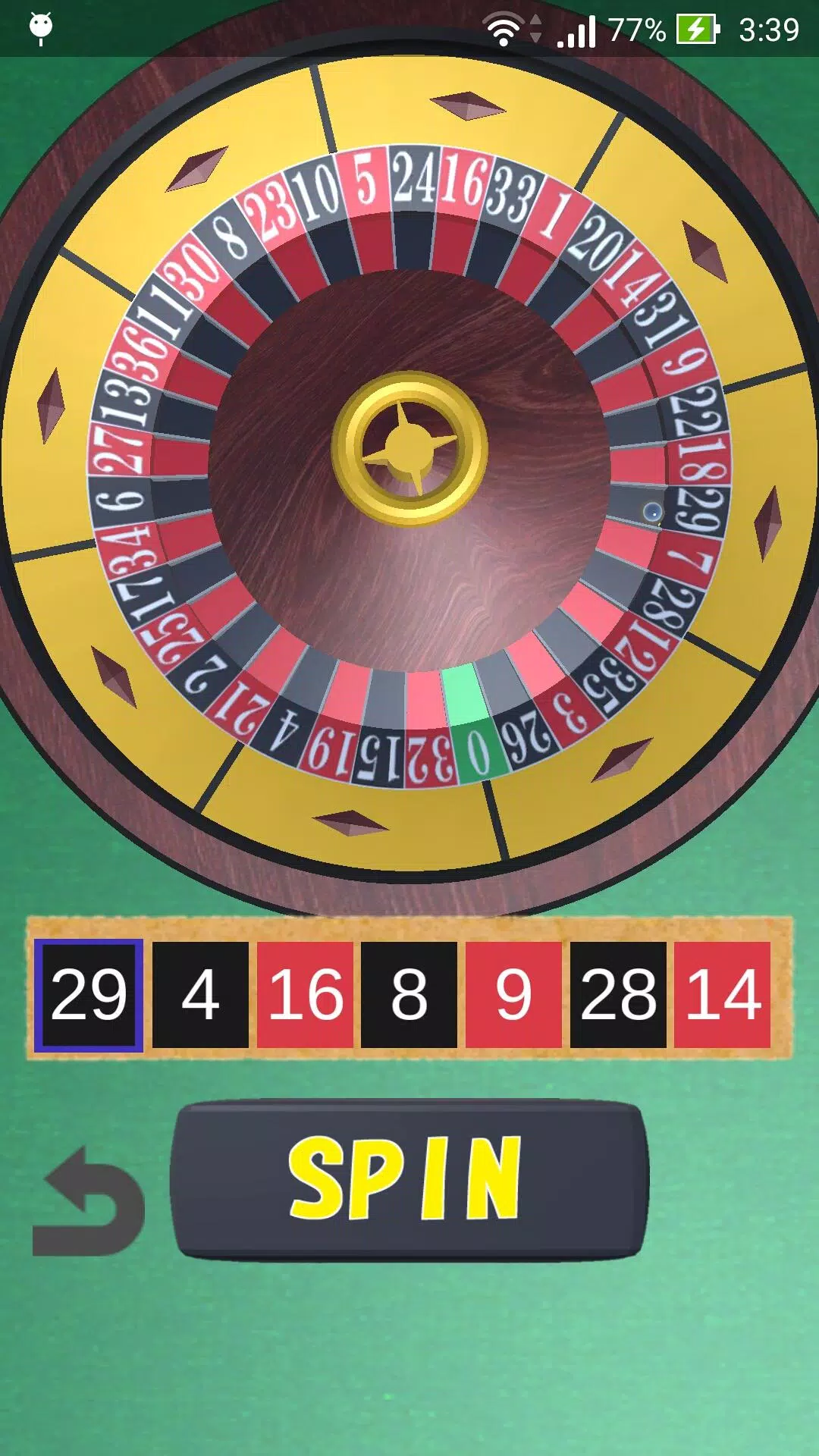 Roulette Wheel captura de pantalla 