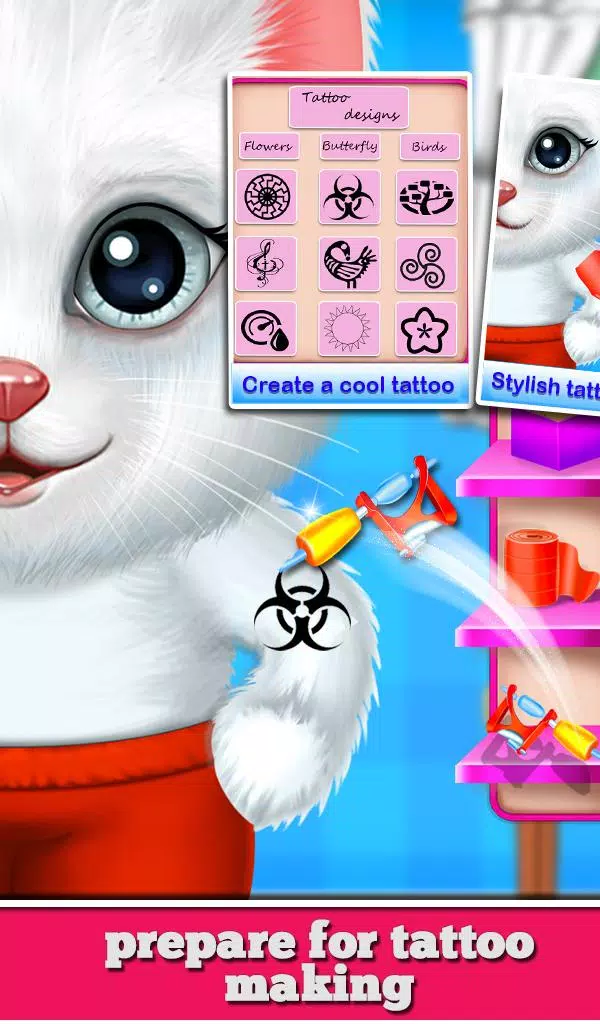 Kitty Nail Salon Daycare Cute captura de pantalla 