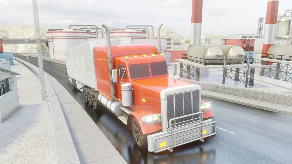 Usa Truck Simulator Car Games ảnh chụp màn hình 3