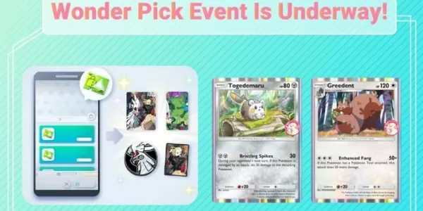 Pokémon TCG Pocket Debuts Wonder Pick: Togedemaru & Greedent