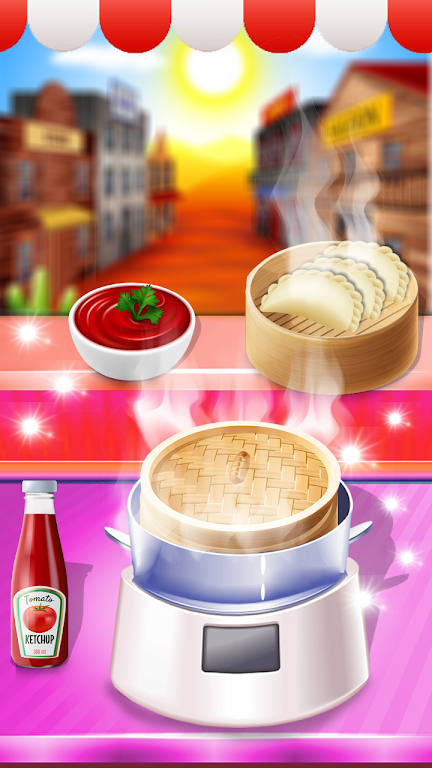 Chinese food games Girls Games captura de pantalla 