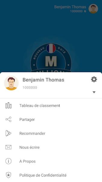 Millions Quiz - Français captura de pantalla 