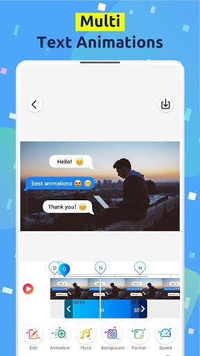 Hype Text - type animated text on video ဖန်သားပြင်ဓာတ်ပုံ 1