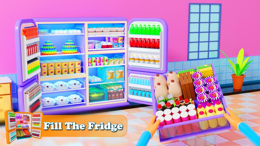 Screenshot Fill The Fridge Organizer Game 1