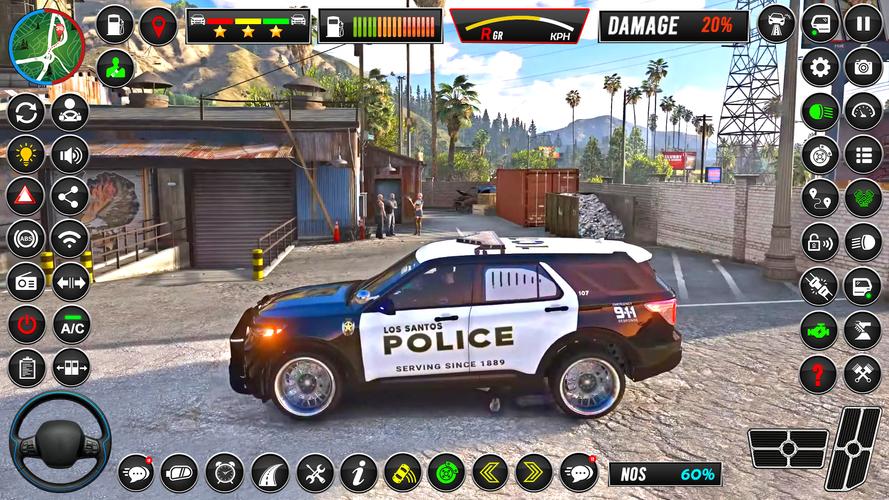 City Police Cop Car Driving 3D экрана 2