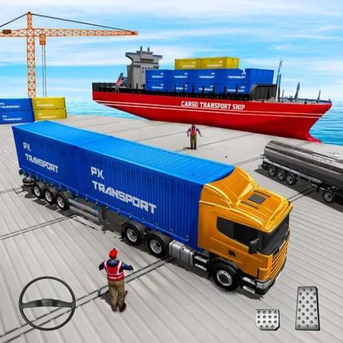 Cargo Transport Truck Driving экрана 1