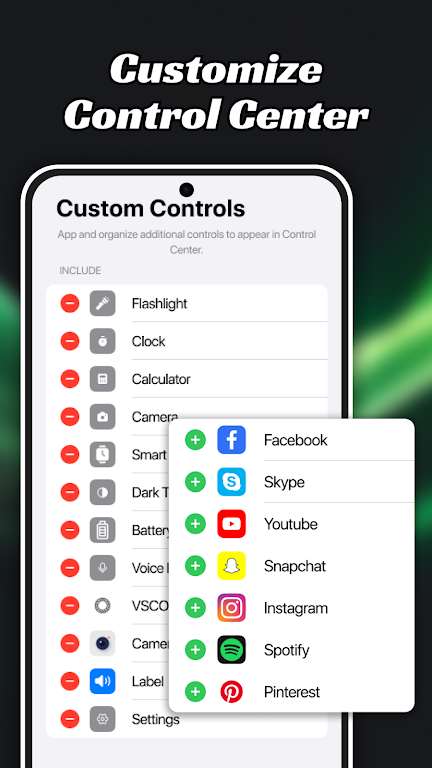 Screenshot Control Center AZ Mod 3