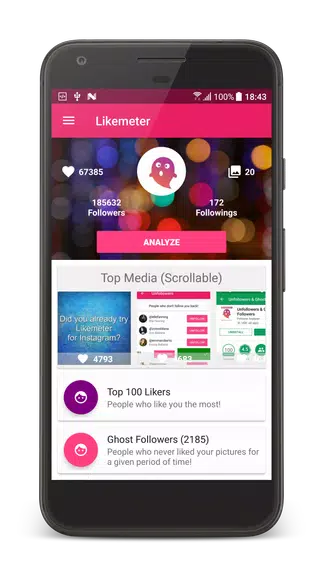 Likes & Ghost Followers for Instagram应用截图第1张