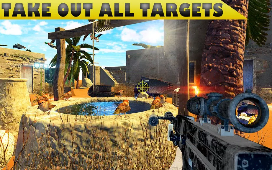 Desert Birds Sniper Shooter 3D screenshot 4
