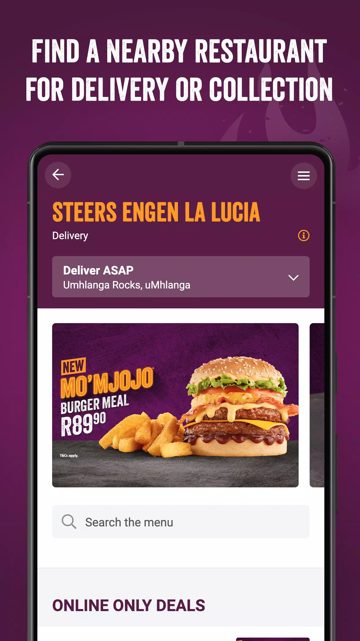 Steers South Africa Screenshot 2