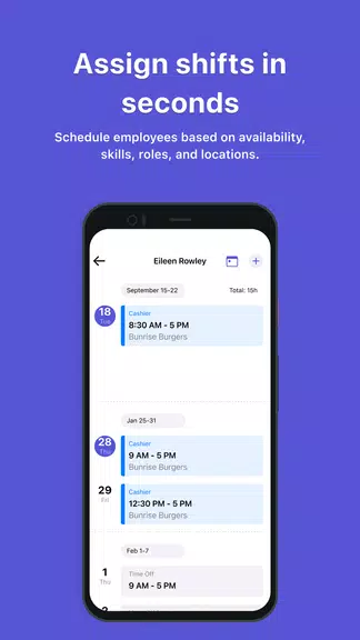 Screenshot Camelo: Work Schedule Maker 3