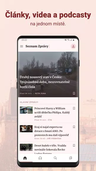 Seznam Zprávy Screenshot 1