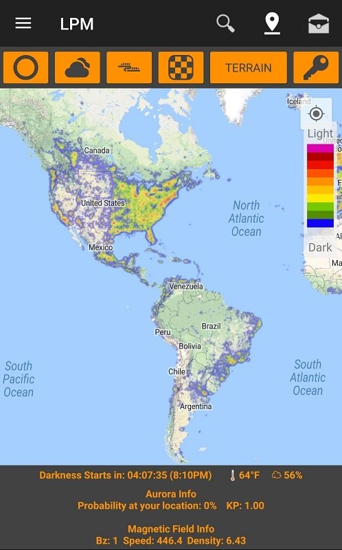 Light Pollution Map - Dark Sky应用截图第1张