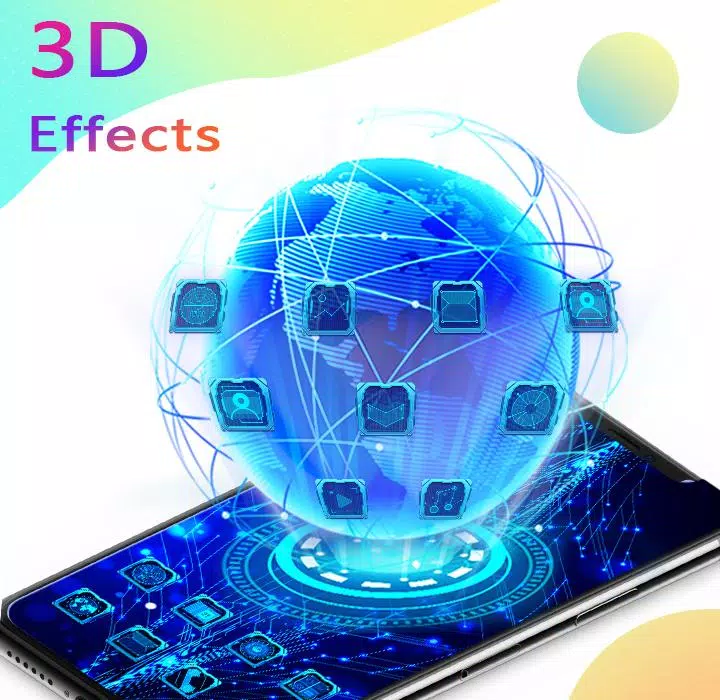 U Launcher 3D स्क्रीनशॉट 1