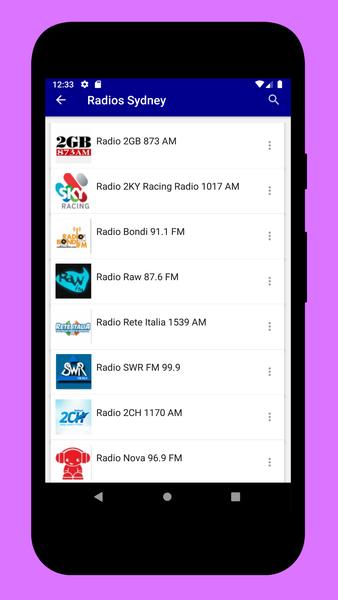 Radio App Australia: FM Online Capture d'écran 4