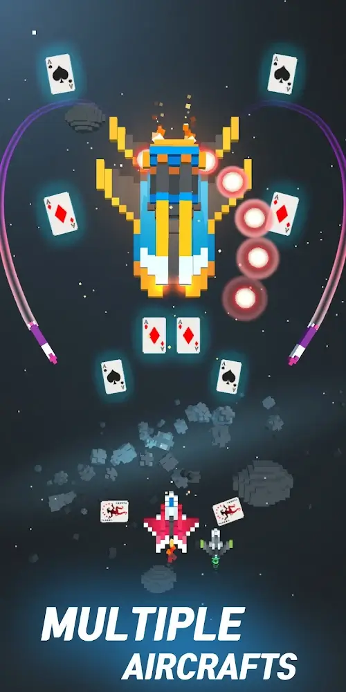 Screenshot Sky Wings: Pixel Fighter 3D 4