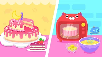 DuDu Dessert Shop DIY Games экрана 3