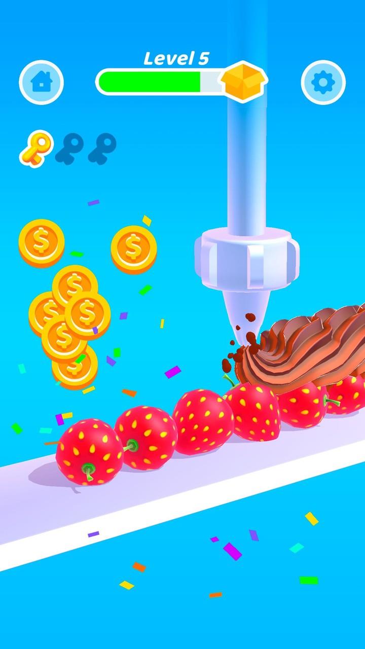 Perfect Cream: Icing Cake Game Screenshot 2