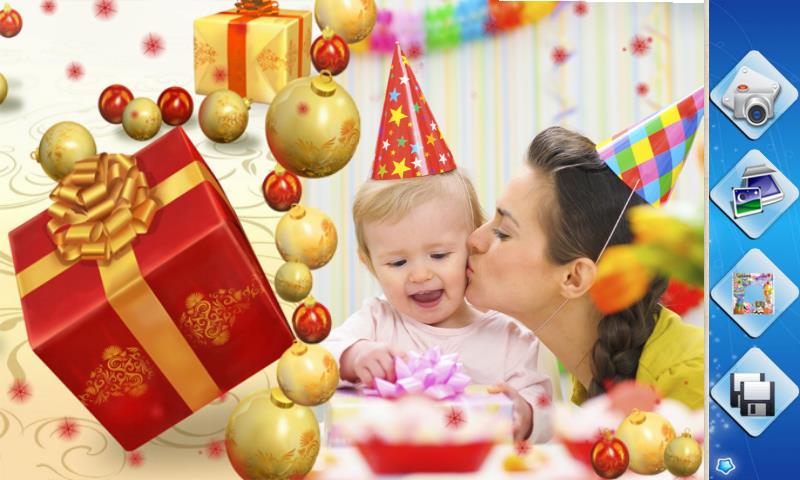 Birthday Frames ảnh chụp màn hình 1