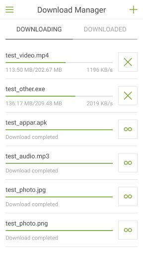 Download Manager For Android ဖန်သားပြင်ဓာတ်ပုံ 4