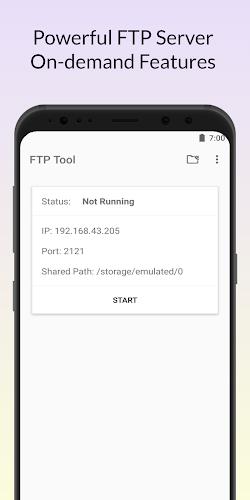 FTP Tool - FTP Server & Client captura de pantalla 