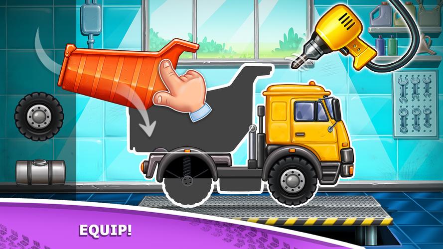 Kids truck games Build a house应用截图第1张