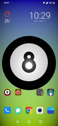 Screenshot Magic 8 Ball Live Wallpaper 3D 1