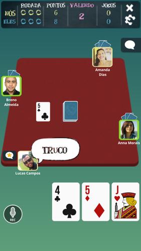 Truco Brasil captura de pantalla 