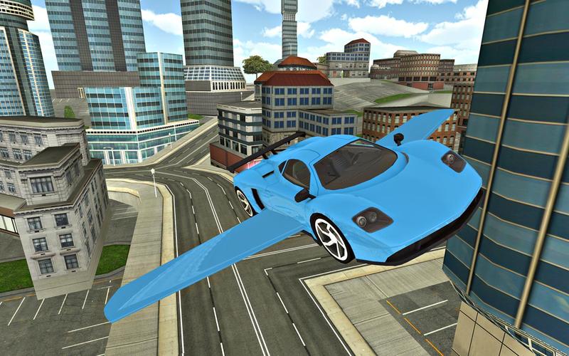 Flying Car Simulator Xtreme 3D captura de pantalla 