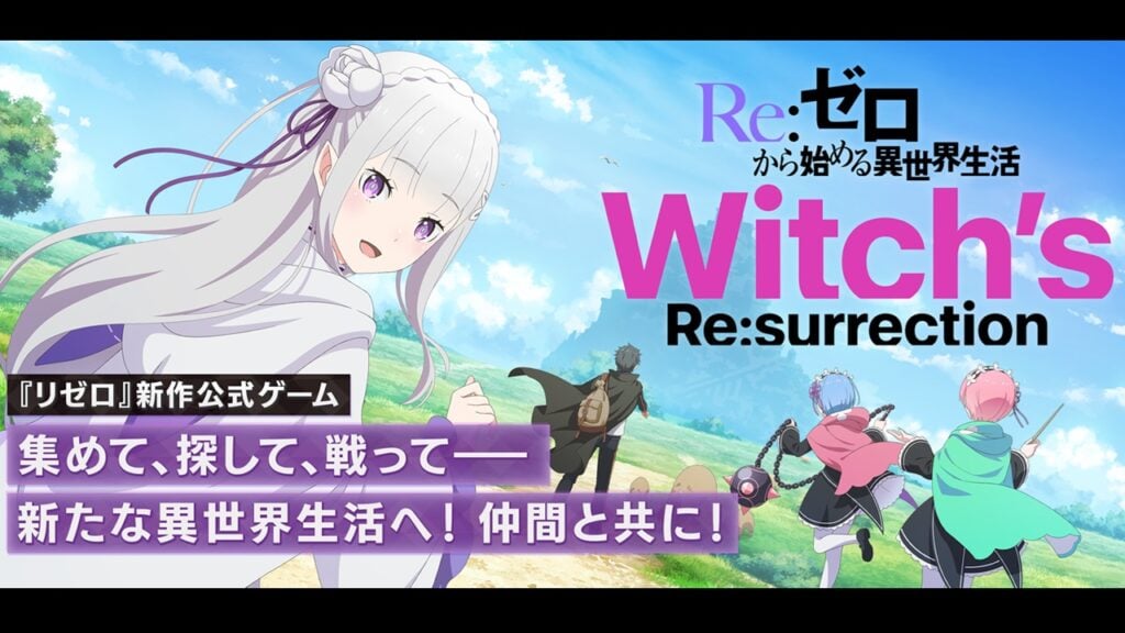 RPG Anime 'Re:Zero Witch's Re:surrection' Debut di Jepun