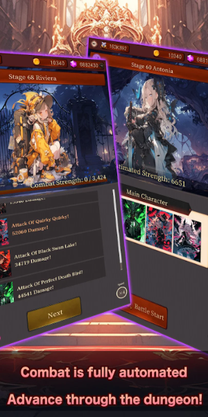 Screenshot Idle RPG Night Raid Dungeon 1