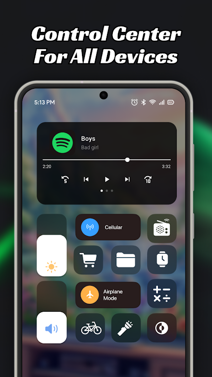 Screenshot Control Center AZ Mod 1